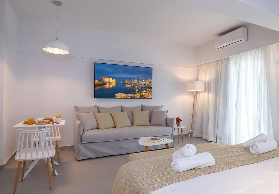 Electra Luxury Apartment At The Heraklion Center Dış mekan fotoğraf